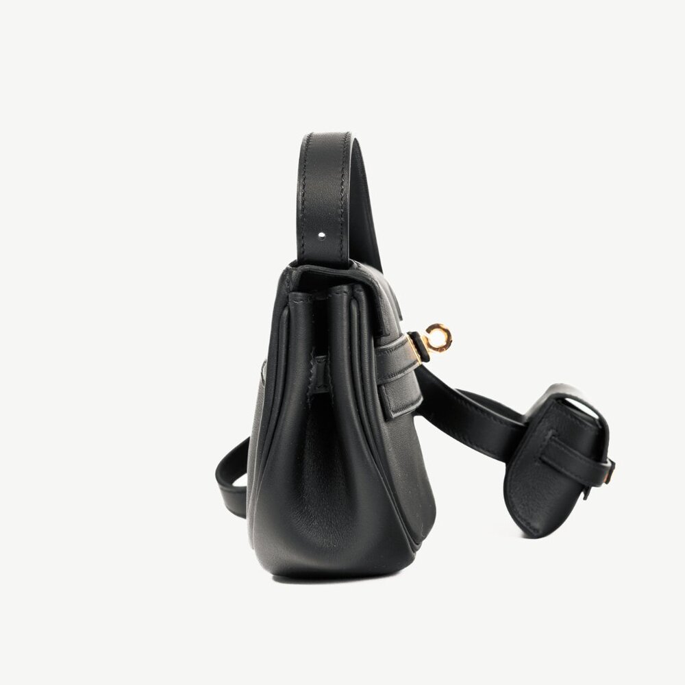 Hermes Kelly Moove Black Swift Leather GHW Shoulder Bag - Picture 3 of 16